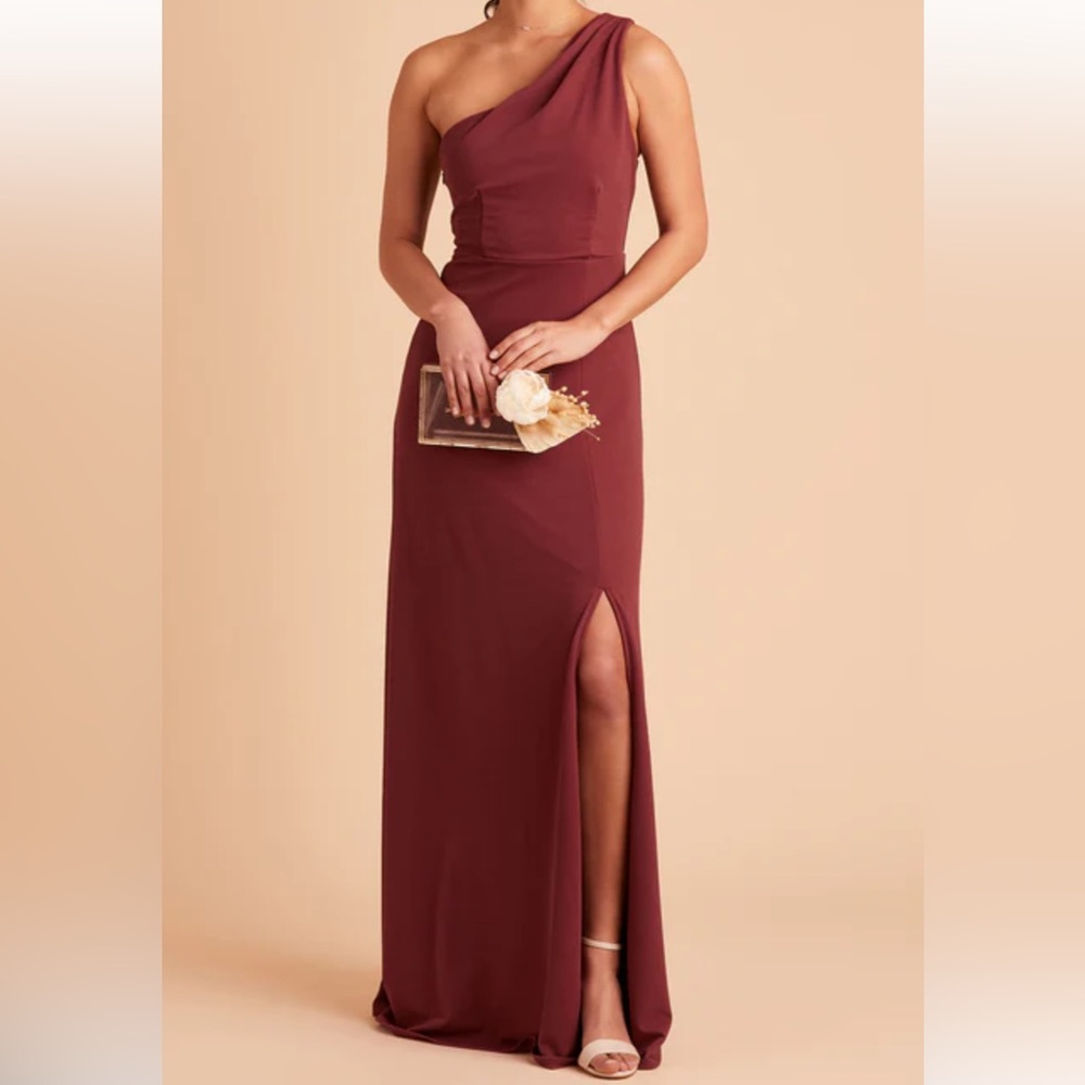 Kira Crepe Dress - Rosewood